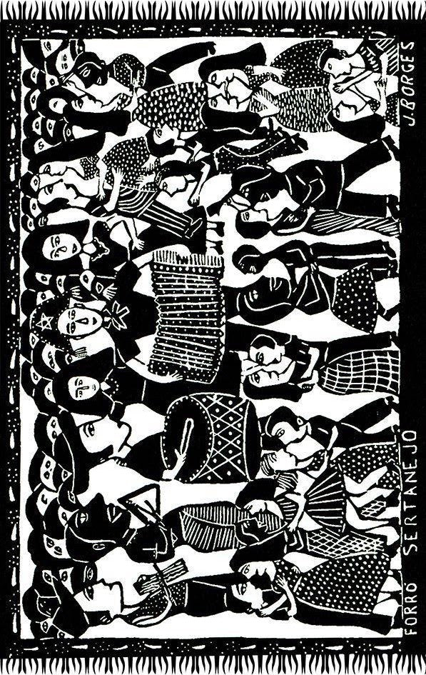 Black and white Sarong of  Brazil's Forro and Sertanejo