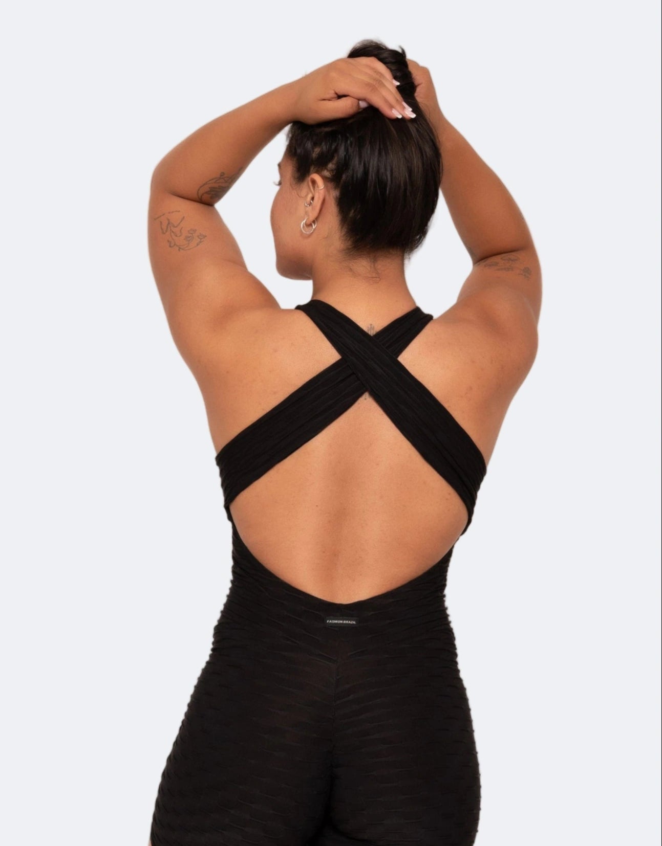 Laila Black Short Jumpsuit