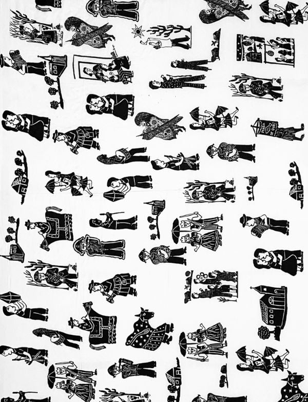 close up image folclore nordestino sarong