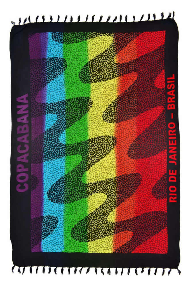 Rainbow Colorful  Brazilian Pareo, cover up, sarong