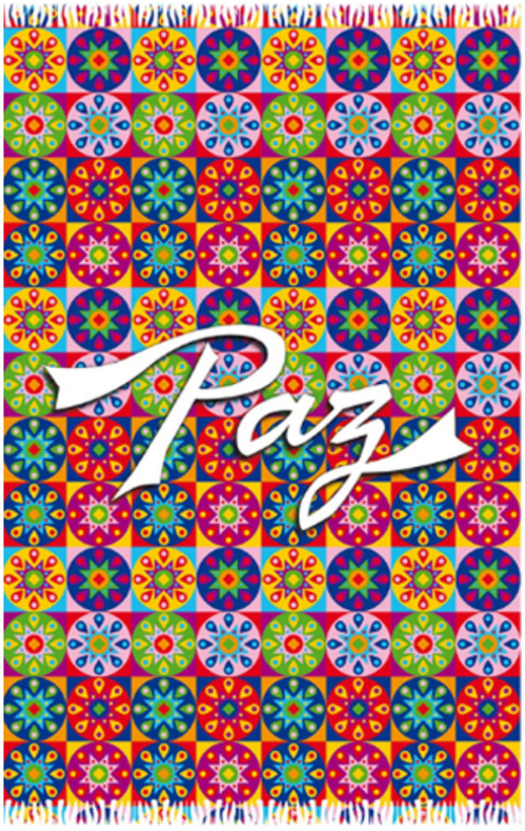 Paz, Peace Brazilian Pareo, cover up, sarong